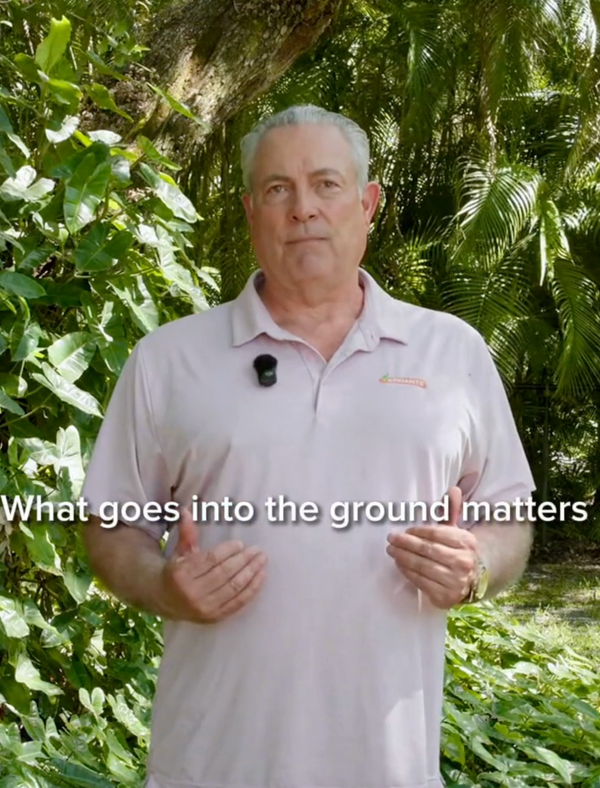 What goes in the ground matters.